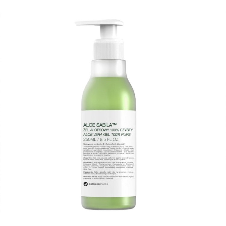 Aloe Sabila żel aloesowy 100% czysty 250ml - Nabea.pl