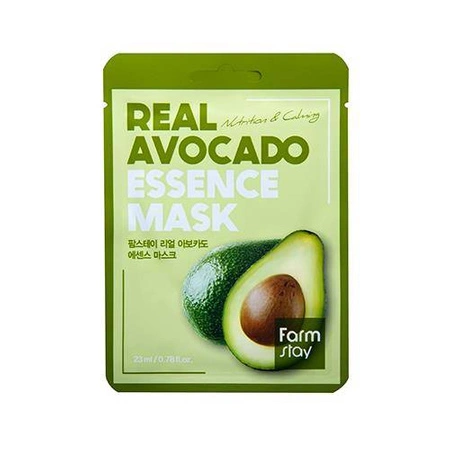 Real Avocado Essence Mask przeciwstarzeniowa maseczka w płachcie z ekstraktem z awokado 23ml