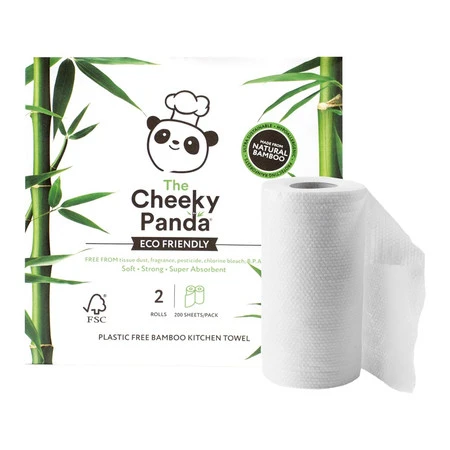 Cheeky Panda, Ręcznik papierowy, 200 listków (2 rolki po 100 listków)