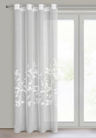 FIRANA GOTOWA ESTELLA 140 X 250 CM BIAŁY