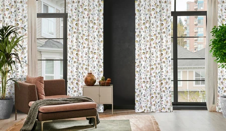 ZASŁONA GOTOWA KRISTAL 140 X 250 CM BIAŁY