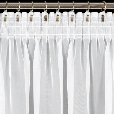 FIRANA GOTOWA LUCY NA TAŚMIE 140 X 270 CM BIAŁY