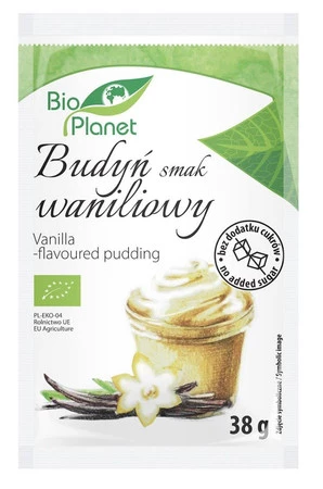 BUDYŃ O SMAKU WANILIOWYM BIO 38 g - BIO PLANET