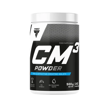 Trec Nutrition CM3 Kreatyna Jabłczan 500g smak pomarańcza