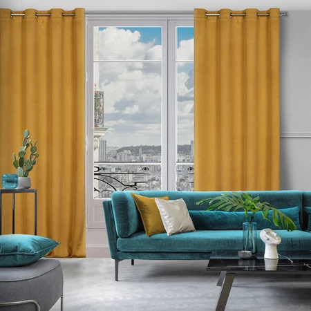 ZASŁONA GOTOWA CARLO 135 X 250 CM MIODOWY