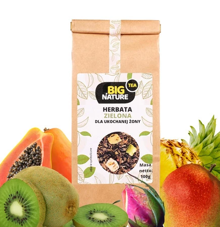 Herbata zielona DLA UKOCHANEJ ŻONY 100g