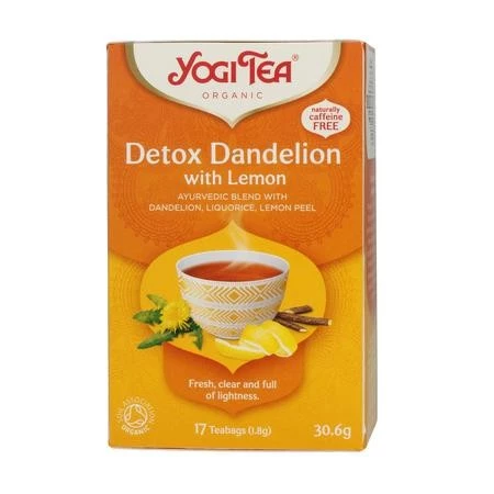 Yogi Tea Herbata Detox Dandelion Lemon Bio 17X1,8G