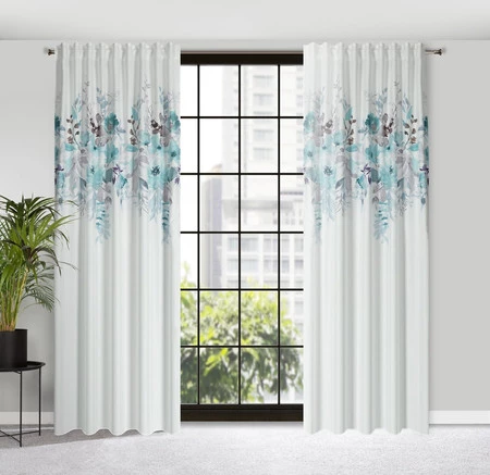 ZASŁONA GOTOWA SENDI NA TAŚMIE 140 X 270 CM BIAŁY