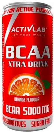 ACTIVLAB BCAA XTRA DRINK Aminokwasy 330ml smak pomarańcza