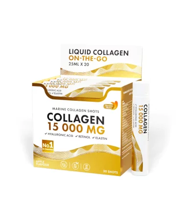 Swedish nutra Marine Collagen 15 000 mg kolagen do picia Shots 25 ml x 10