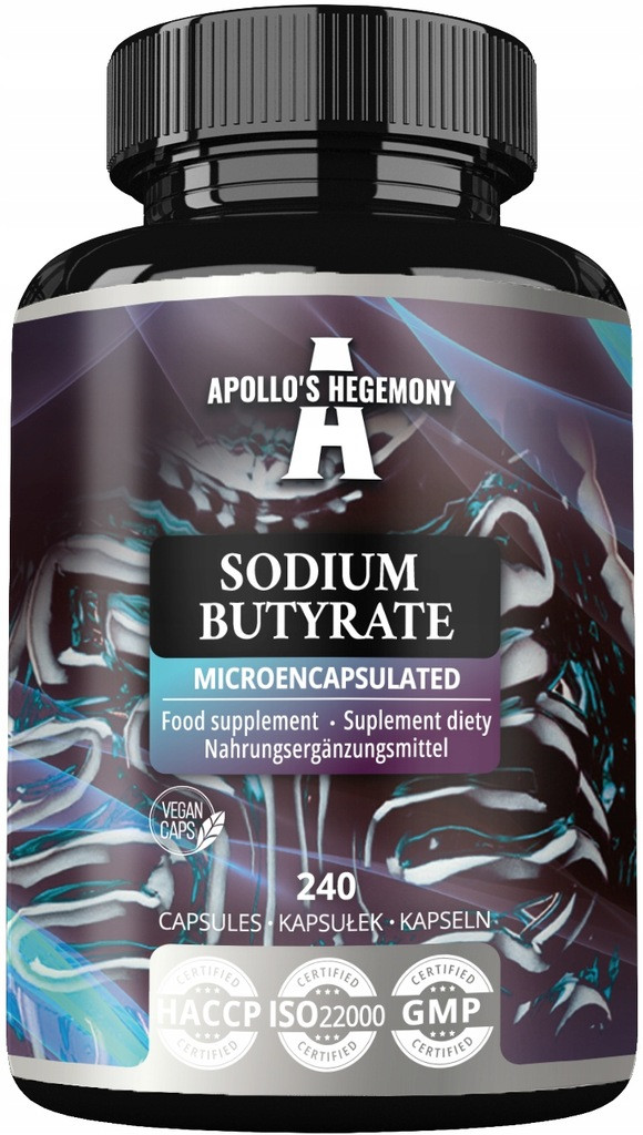 APOLLO'S HEGEMONY Sodium Butyrate 240 kaps. - Nabea.pl