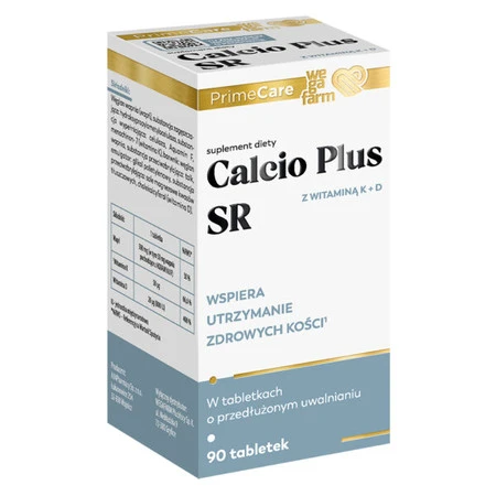 WegaFarm Calcio Plus SR wapń 90 tabl.