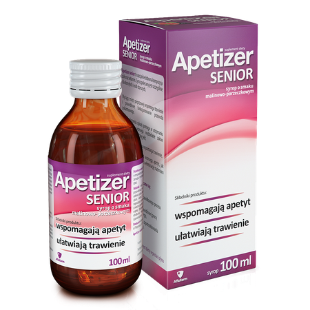 Apetizer Senior Syrop malinowo-porzeczkowy x100 ml