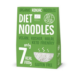 DIET-FOOD Makaron Konjac Shirataki Noodles bezglutenowy Bio 385g (300g) 