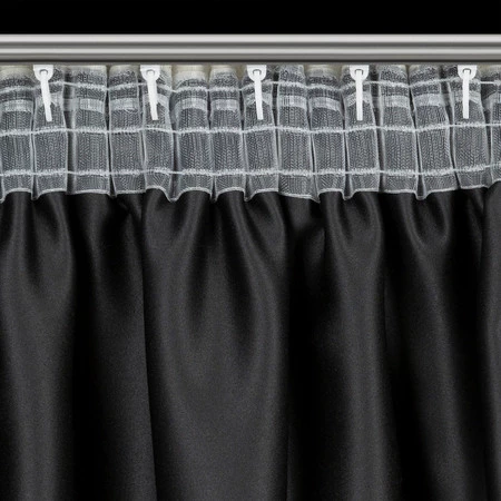 Zasłona gotowa Selina na Taśmie 140 x 270 cm, Ciemnobeżowy