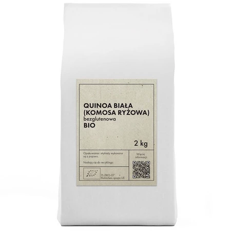 QUINOA BIAŁA (KOMOSA RYŻOWA) BEZGLUTENOWA BIO 2 kg - THE PLANET