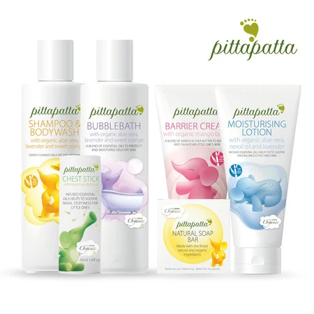 Pittapatta, Naturalne mydło do kapieli dla niemowląt, 100 g