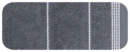 Ręcznik Mira (07), 30 x 50 cm, Stalowy