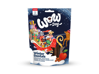 WOW Dog Winter Dentals Sticks – świąteczne gryzaki dla psa (250g)