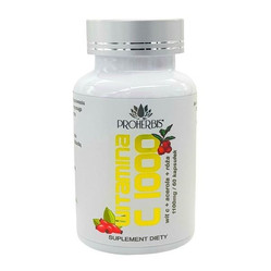 Proherbis Witamina C 1000 mg z Aacerolą i dziką różą 60 kaps.