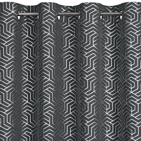 ZASŁONA GOTOWA SEMI 140 X 250 CM STALOWY