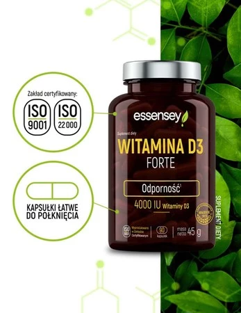 ESSENSEY WITAMINA D3 FORTE 90 kaps