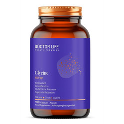Doctor Life Glycine 1000mg aminokwas 100 kaps.