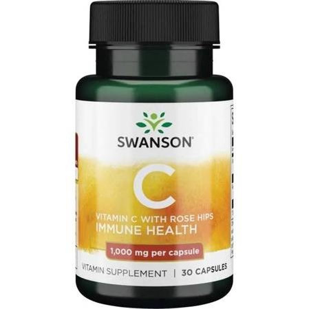 Swanson Witamina C Z Dziką Różą 1000 Mg 30 K