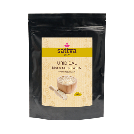 Sattva Biała soczewica łuskana 500g