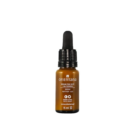 Orientana Serum pod oczy i na powieki Reishi i Peptydy, 15ml