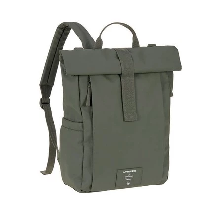 Lassig Green Label Plecak dla mam z akcesoriami Rolltop Up Backpack olive
