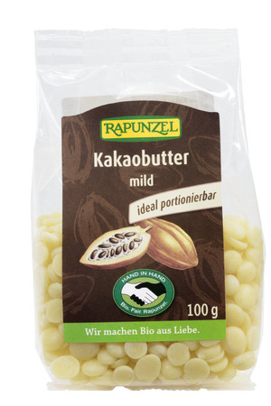 Rapunzel Tłuszcz kakaowy w krążkach BIO 100 g