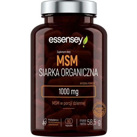 ESSENSEY MSM SIARKA ORGANICZNA 90cap