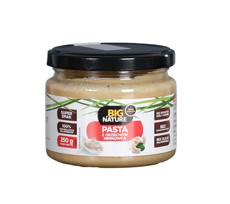 Big Nature Pasta z orzechów nerkowca 250 g