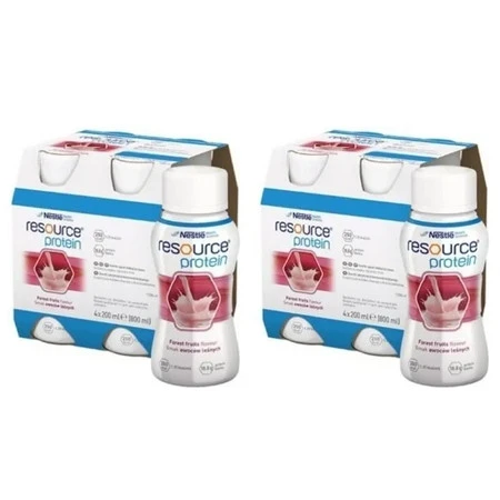 Zestaw 2x RESOURCE Protein smak owoce leśne 4 x 200ml