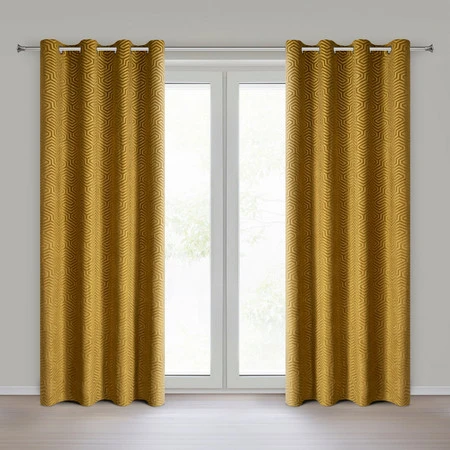 ZASŁONA GOTOWA INGA 140 X 250 CM ZŁOTY