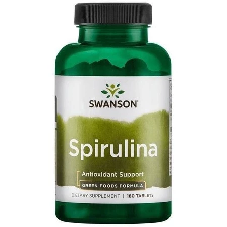 Swanson Spirulina 500 Mg 180 T Oczyszczanie