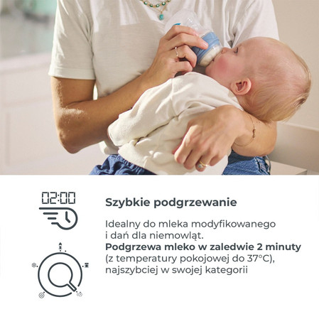 Nuvita, Podgrzewacz do butelek Dom&Auto, adapter samochodowy w zestawie, Szałwiowa Zieleń