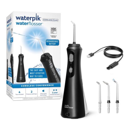 WATERPIK IRYGATOR WP-492EU CZARNY (4 końcówki)