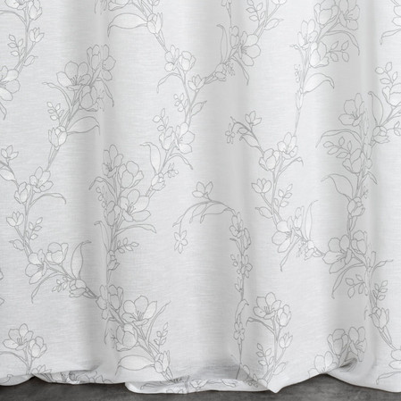 ZASŁONA GOTOWA FIORE 140 X 250 CM BIAŁY