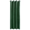 ZASŁONA GOTOWA MELANIE 215 X 250 CM CIEMNOZIELONY