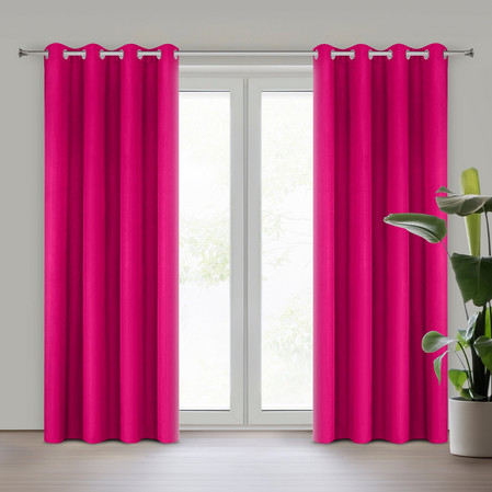 ZASŁONA GOTOWA RITA 140 X 250 CM AMARANTOWY