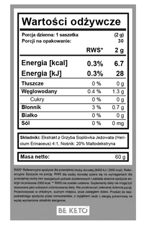 Grzybki Med Shroom - Lion's Mane 30 sasz.