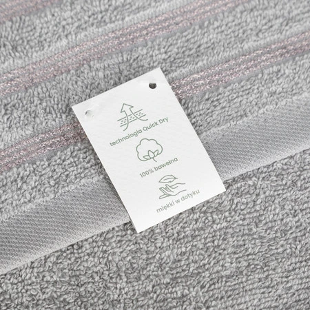 Ręcznik szary SABA/ 70X140