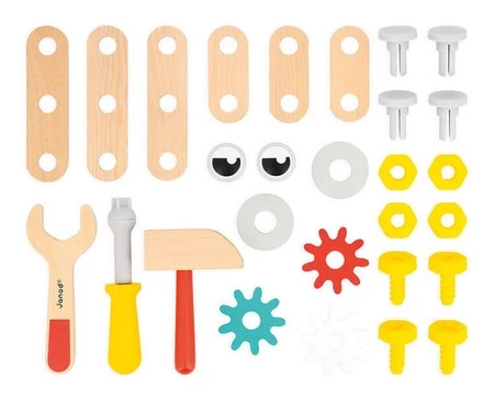 Janod  Skrzynka z narzędziami Robot Brico ‘Kids