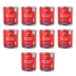 Zestaw 10x HERRMANN'S Selection Puppy Bio Rind - bio wołowina dla szczeniąt (800g)