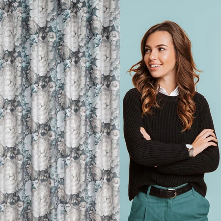 ZASŁONA GOTOWA LUCIA NA TAŚMIE 140 X 270 CM KREMOWY