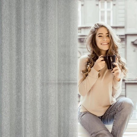 ZASŁONA GOTOWA KENDAL 140 X 250 CM POPIELATY