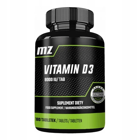 MZ Vitamin D3 180 kaps.