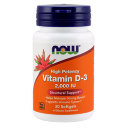 Witamina D3 2000 IU 50 mcg (30 kaps.)